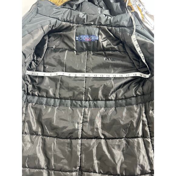 Coogi Kids Size 14 16 Black Winter Parka Puffer Coat Removeable Hood - Picture 9 of 13